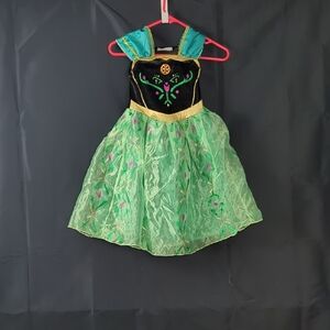 Kids Green and Black Princess Costume